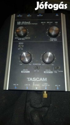 Tascam US-122Mkii USB 2.0 Audio/MIDI interfész 2-csatornás