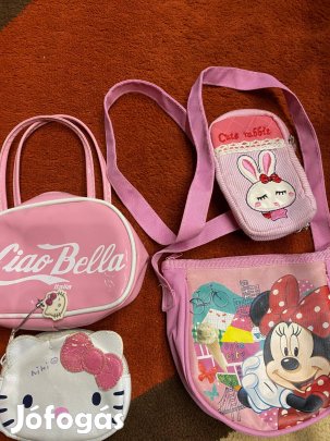 Táska / pénztárca gyermek - Mickey-s, Hello Kitty-s csomag