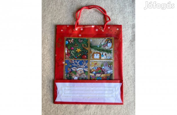 Táska - plasztik, szatyor, piros