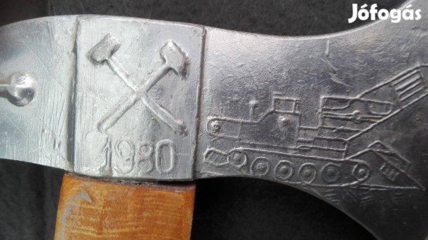 Tatabányai XII. akna Ritka db 1980-as Bányászfokos