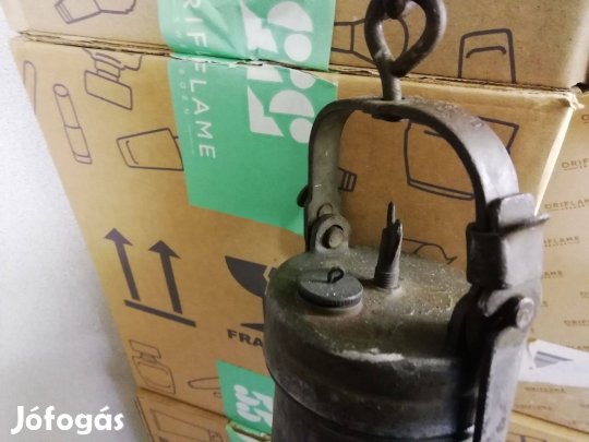 Tatabányai eredeti régi Bányász karbid lámpa szép db