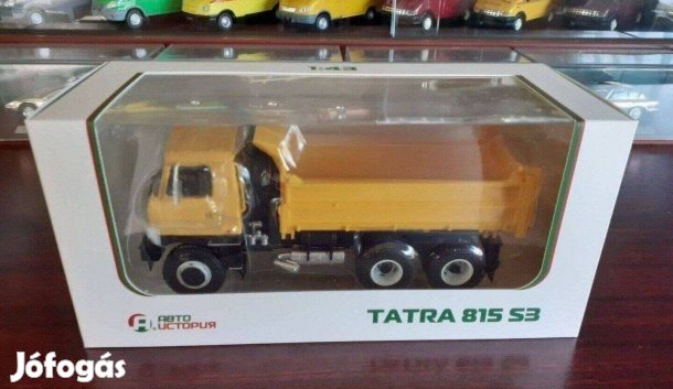 Tatra 815 S3 Billenos sarga "Autoistoria" kisauto 1/43 modell Eladó