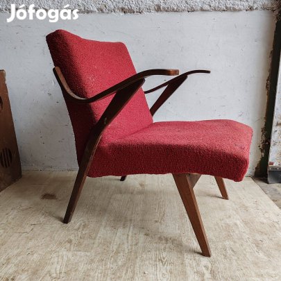 Tatra Nabytok Cseh mid-century fotel, gyönyörű bútordarab