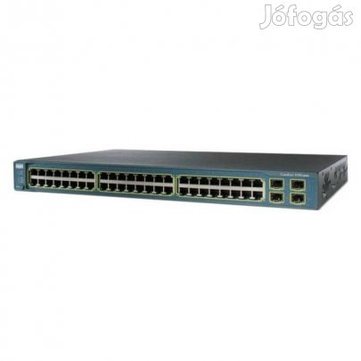 Tavaszi akció! Gigabites Cisco C3560G-48TS-S 48 portos switch számláva