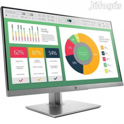 Tavaszi árak! 23" HP E233 IPS Fullhd monitor, számla, gari