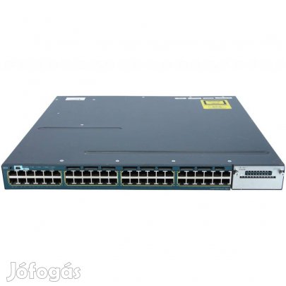 Tavaszi árak! Cisco C3560X-48P-S 48 portos switch számlával, garanciáv