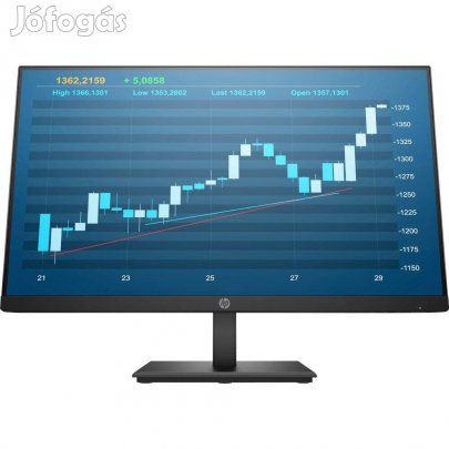 Tavaszi áron! 24" HP Prodisplay P244 IPS Fullhd monitor, számla, gari