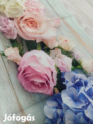 Tavaszi futó terítő pasztell színekkel