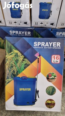 Tavaszi munkákhoz, 16L-es akkumulátoros háti permetező 12V-os aksival
