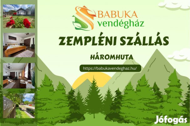 Tavaszi szünet a Zemplénben, önálló vendégházban