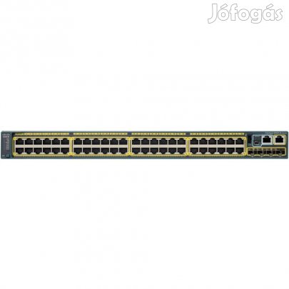 Tavaszra! Cisco WS-C2960S-48TS-L 48 portos switch számlával, garanciáv