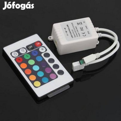 Távirányító + Infra IR Vezérlő RGB LED Szalag -hoz (_)