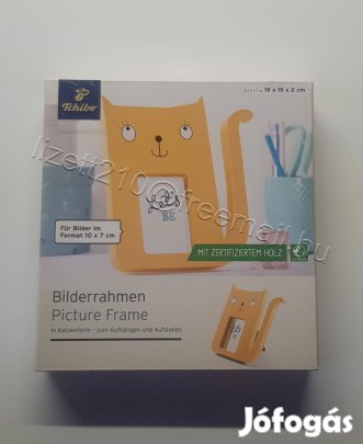 Tchibo cica macska alakú képkeret bontatlan A
