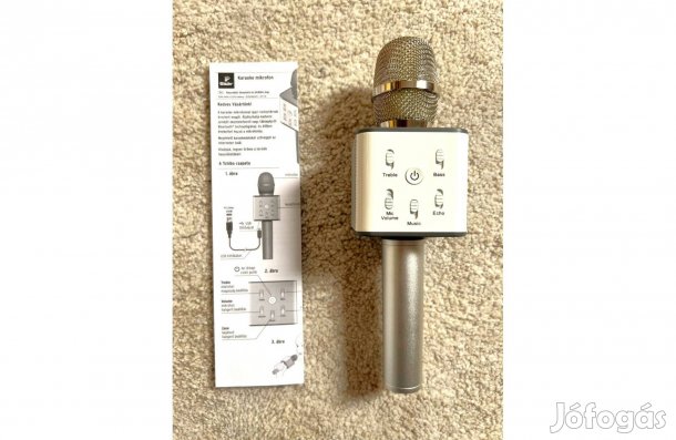 Tchibo karaoke mikrofon hangszóróval, vezeték nélkül, bluetooth, új