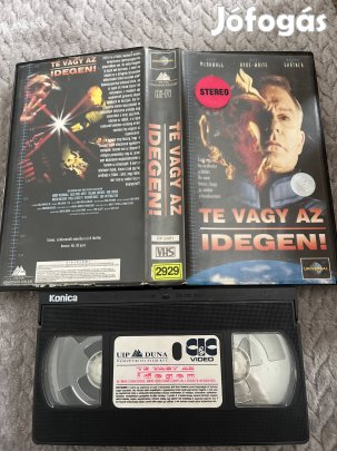 Te vagy az idegen vhs kistok scifi