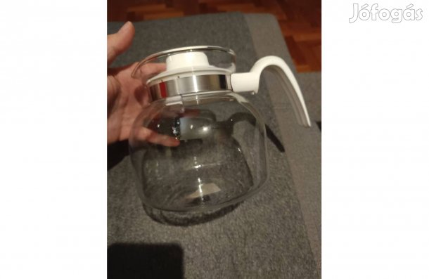 Tea borszilikát üveg kiöntő kanna 1.3 l olcsón