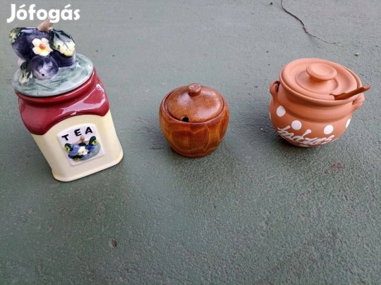 Tea méz cukortartó Új