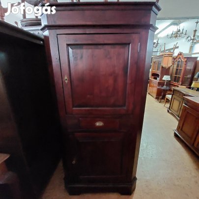 Teakfa sarok szekrény