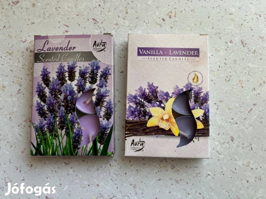 Teamécses, levendula illatú, 2 x 6 db