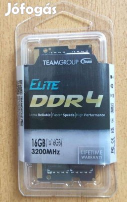 Teamgroup Elite 1x 16GB DDR4 3200MHz so-dimm (laptop memória) - Bontat