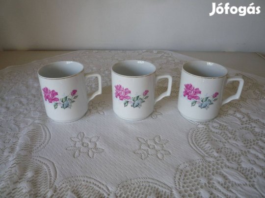 Teás csésze 3 db