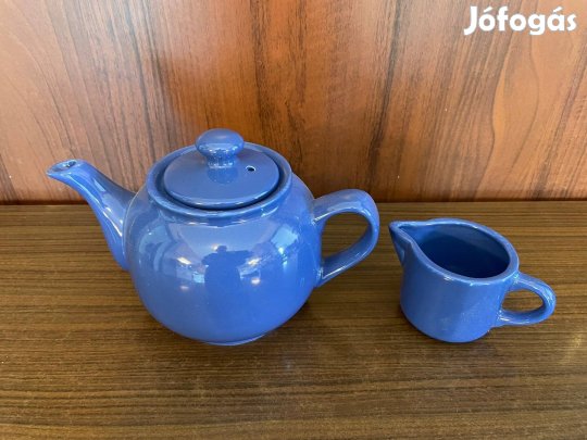 Teás kanna citromlé kiöntővel, porcelán