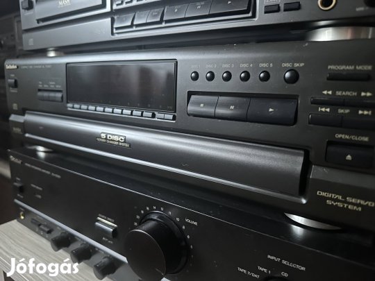Technics 5 lemezes CD gyűjtői állapot 