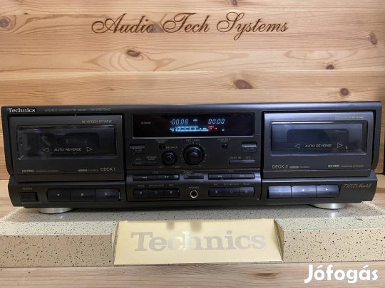 Technics RS-TR575M2 kétkazettás deck magnó