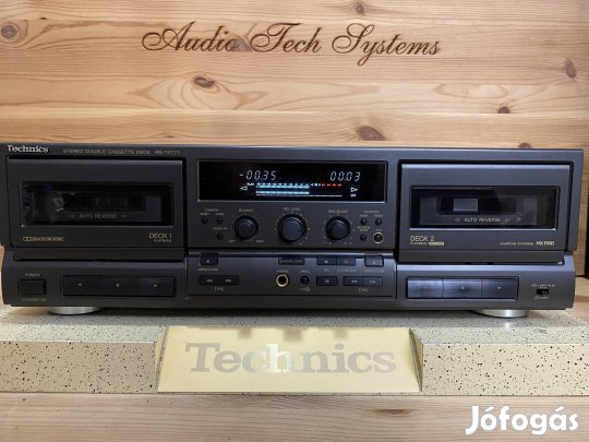Technics RS-TR777 kétkazettás deck magnó