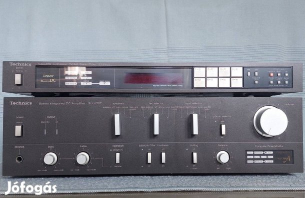 Technics SU-V707 Amplifier Sztereó Erősitő Rádió Tuner ST-S505 FM/AM