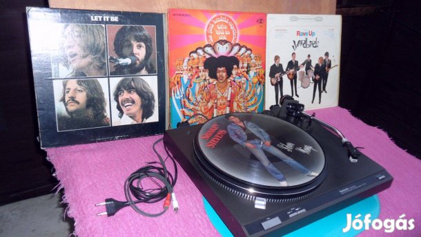 Technics antik "alumínium automat. súly 9 kg LP karcm lemezjátszó 1978