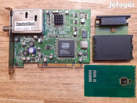 Technisat Sky2PC TV kártya és PCMCIA Funprog okosító + kártya