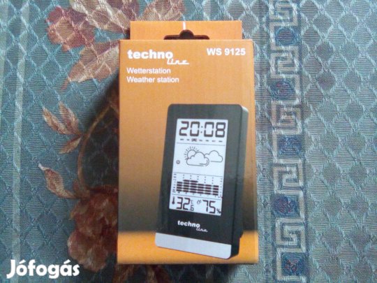 Technoline Digitális időjárás állomás, monochrom kijelzővel