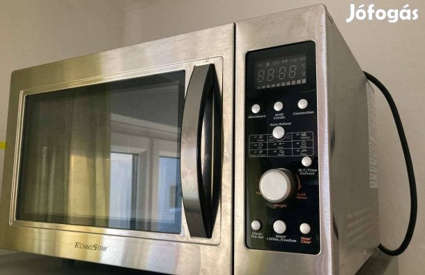 Technostar 3-az-1-ben mikrohullámú sütő (grill & légkeverés) rozsdam