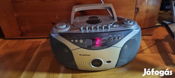 Technostar kazettás cd-s rádió 