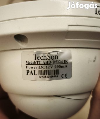 Techson TC AHD D5224 IR térfigyelő kamerák 