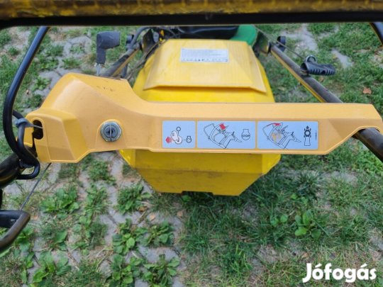 Tecumseh 5hp fűnyíró aluházas önjáros önindítós új akkuval. 