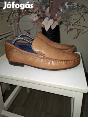 Ted Baker bőr férfi loafer mokaszin bebújós cipő 42