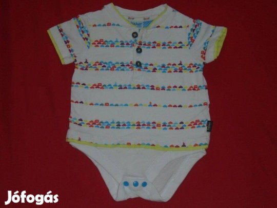 Ted Baker mintás duplahatású rövid ujjú body 3-6 hó (méret 68)