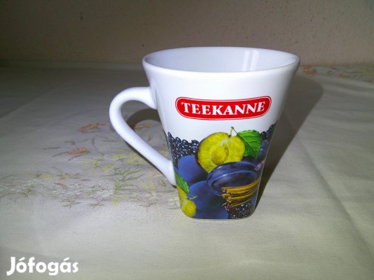Teekanne porcelán teás csésze, bögre ( Gyümölcsös )