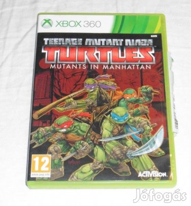 Teenage Mutant Ninja Turtles 3 Mutants In Manhatt Gyári Xbox 360 Játék