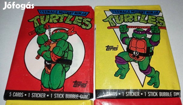 Teenage Mutant Ninja Turtles Cartoon Cards bontatlan kártya csomagok