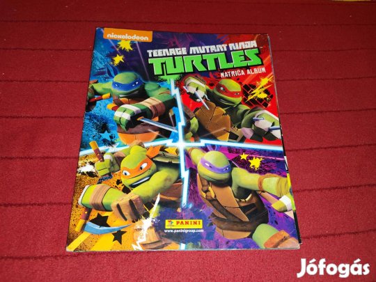 Teenage Mutant Ninja Turtles matricás album (192-ből 27db hiányzik, po