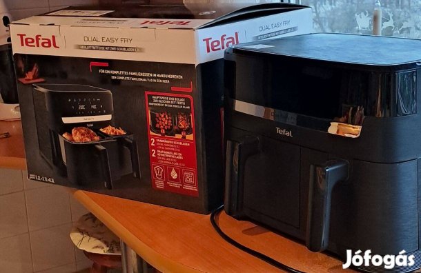 Tefal Airfryer forrólevegős fritőz Dual 8,3 literes eredeti dobozában