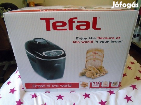 Tefal fekete kenyérsütő új