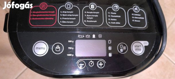 Tefal kenyérsütő