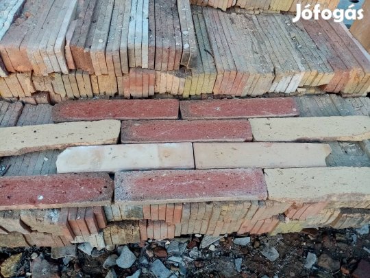 Tégla belső téglaszelet, sárga, piros, vegyes! Orsz. szállítás!