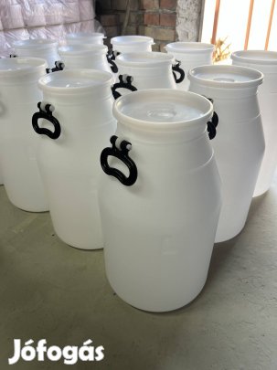 Tejes kanna, tejeskanna, műanyag, kanna, hordó, 25L
