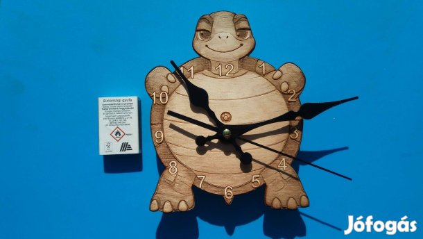 Teknősbéka falióra. Húsvétra, gyerekszobába kell egy teknőc! :)