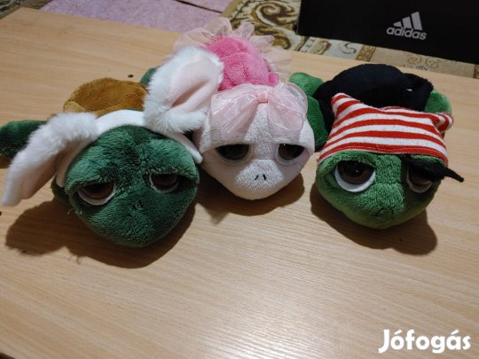 Teknősbéka plüss hármas